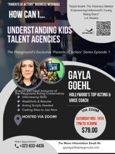 PLAYGROUND ZOOM PARENT SEMINAR